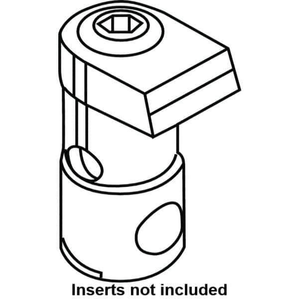 Kennametal - Indexable Adjusting Element - Compatible with 4.91003L133, 4.91003R133, 4.91204L133, 4.91204R133, 4.91604L133, 4.91604R133 - USA Tool & Supply