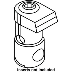Kennametal - Indexable Adjusting Element - Compatible with 4.91003L133, 4.91003R133, 4.91204L133, 4.91204R133, 4.91604L133, 4.91604R133 - USA Tool & Supply