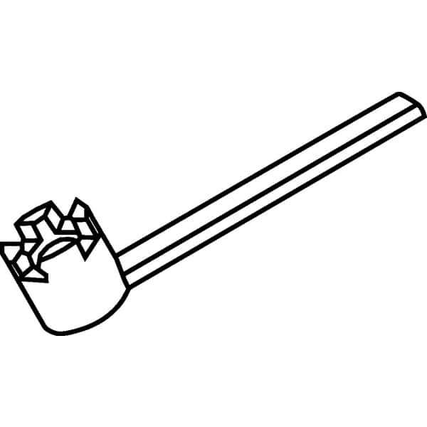 Kennametal - Lock Screw Wrench for Indexable Shell Mills - Shell Mill Adapter Compatible, CM-HSK, SM-HSK Toolholder Style Compatibility - USA Tool & Supply