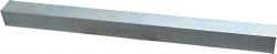 Precision Brand - 12" Long x 7/8" High x 7/8" Wide, Zinc-Plated Key Stock - Low Carbon Steel - USA Tool & Supply