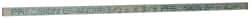 Precision Brand - 12" Long x 3/8" High x 3/16" Wide, Zinc-Plated Key Stock - Low Carbon Steel - USA Tool & Supply