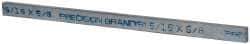 Precision Brand - 12" Long x 5/8" High x 5/16" Wide, Zinc-Plated Key Stock - Low Carbon Steel - USA Tool & Supply