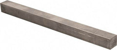 Precision Brand - 12" Long x 7/8" High x 7/8" Wide, Plain Key Stock - Low Carbon Steel - USA Tool & Supply