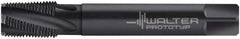 Walter-Prototyp - 1/2-14 NPT, 15° Helix, 5 Flutes, Modified Bottoming Chamfer, Oxide Finish, Cobalt, Spiral Flute Pipe Tap - Right Hand Flute, 11/16" Shank Diam, 1.024" Thread Length, 5/8" Square Size, Series A254602 - USA Tool & Supply