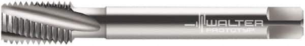 Walter-Prototyp - 5/16-24 UNF 3 Flute 2B Modified Bottoming Spiral Flute Tap - Cobalt, Bright Finish, 90mm OAL, Right Hand Flute, Right Hand Thread, Series 23460 - Exact Industrial Supply