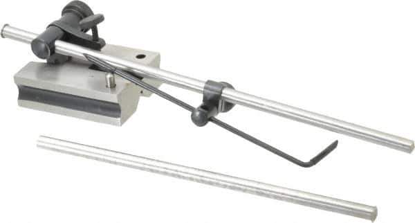 PEC Tools - 2 Spindle, 9 and 12 Inch Spindle Length, Surface Gage - 3-1/4 Inch Long x 2-1/2 Inch Wide Base - USA Tool & Supply