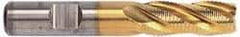 Niagara Cutter - 1-1/4" Diam, Fine Pitch, 3" LOC, 6 Flute Cobalt Roughing Square End Mill - Uncoated, 5-1/2" OAL, 1-1/4" Shank Diam, Single End, 30° Helix - USA Tool & Supply