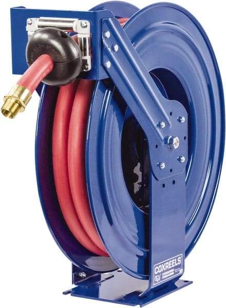 CoxReels - 75' Spring Retractable Hose Reel - 300 psi, Hose Included - USA Tool & Supply