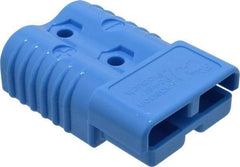 Made in USA - 1/0 AWG, 600 V, 175 A, Battery Connector - Blue - USA Tool & Supply