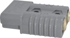 Made in USA - 1/0 AWG, 600 V, 175 A, Battery Connector - Gray - USA Tool & Supply