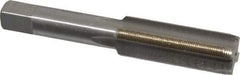 Interstate - M16x0.75 Metric Special 6H 4 Flute Bright Finish High Speed Steel Straight Flute Standard Hand Tap - Plug, Right Hand Thread, 3-13/16" OAL, 1-13/16" Thread Length, D4 Limit, Oversize - Exact Industrial Supply