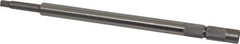 Made in USA - 1/16 Pipe to 1/8SM Pipe Inch Tap, 9 Inch Overall Length, 1/2 Inch Max Diameter, Tap Extension - 5/16 Inch Tap Shank Diameter, 5/16 Inch Extension Shank Diameter, 0.234 Inch Extension Square Size, 1 Inch Tap Depth, Tool Steel - USA Tool & Supply