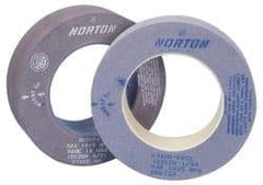 Norton - 24" Diam x 12" Hole x 10" Wide Centerless & Cylindrical Grinding Wheel - 60 Grit, Aluminum Oxide, Type 1, Medium Grade, Vitrified Bond, No Recess - USA Tool & Supply