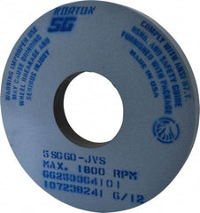 Norton - 14" Diam x 5" Hole x 1-1/2" Thick, J Hardness, 60 Grit Surface Grinding Wheel - Ceramic, Type 1, Medium Grade, 1,800 Max RPM, Vitrified Bond, No Recess - USA Tool & Supply
