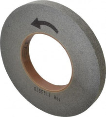 Norton - 10" Diam, 1" Face Width, 5" Center Hole, Fine Grade, Silicon Carbide Deburring Wheel - Convolute, Hard Density 8 Grade, 2,500 RPM - USA Tool & Supply