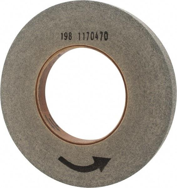 Norton - 10" Diam, 1" Face Width, 5" Center Hole, Fine Grade, Silicon Carbide Deburring Wheel - Convolute, Hard Density 9 Grade, 2,500 RPM - USA Tool & Supply