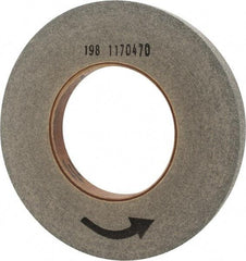 Norton - 10" Diam, 1" Face Width, 5" Center Hole, Fine Grade, Silicon Carbide Deburring Wheel - Convolute, Hard Density 9 Grade, 2,500 RPM - USA Tool & Supply