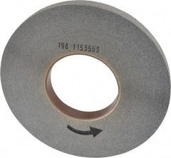 Norton - 12" Diam, 1" Face Width, 5" Center Hole, Fine Grade, Silicon Carbide Deburring Wheel - Convolute, Hard Density 8 Grade, 2,500 RPM - USA Tool & Supply