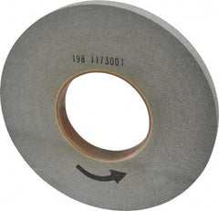 Norton - 12" Diam, 1" Face Width, 5" Center Hole, Fine Grade, Silicon Carbide Deburring Wheel - Convolute, Hard Density 9 Grade, 2,500 RPM - USA Tool & Supply