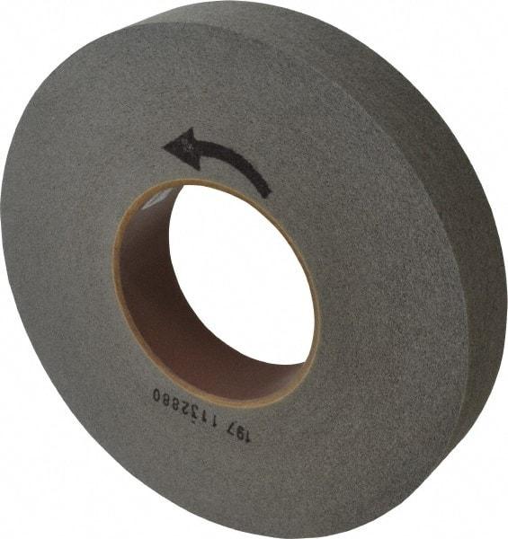 Norton - 12" Diam, 2" Face Width, 5" Center Hole, Medium Grade, Silicon Carbide Deburring Wheel - Convolute, Hard Density 8 Grade, 2,500 RPM - USA Tool & Supply