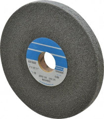 Norton - 6" Diam, 1/2" Face Width, 1" Center Hole, Fine Grade, Silicon Carbide Deburring Wheel - Convolute, Hard Density 7 Grade, 4,500 RPM - USA Tool & Supply