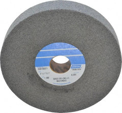 Norton - 6" Diam, 1" Face Width, 1" Center Hole, Medium Grade, Silicon Carbide Deburring Wheel - Convolute, Hard Density 9 Grade, 4,500 RPM - USA Tool & Supply
