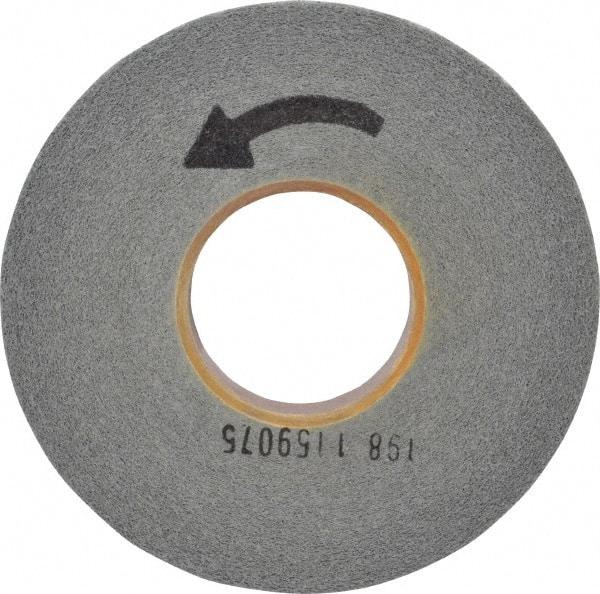 Norton - 8" Diam, 1" Face Width, 3" Center Hole, Fine Grade, Silicon Carbide Deburring Wheel - Convolute, Hard Density 7 Grade, 3,650 RPM - USA Tool & Supply