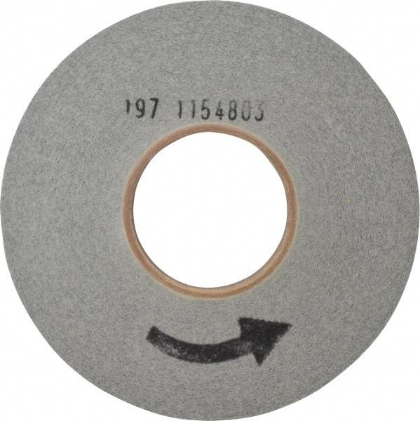 Norton - 8" Diam, 1" Face Width, 3" Center Hole, Medium Grade, Silicon Carbide Deburring Wheel - Convolute, Hard Density 9 Grade, 3,650 RPM - USA Tool & Supply
