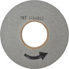 Norton - 8" Diam, 1" Face Width, 3" Center Hole, Medium Grade, Silicon Carbide Deburring Wheel - Convolute, Hard Density 9 Grade, 3,650 RPM - USA Tool & Supply
