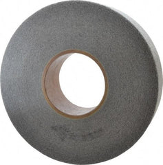Norton - 8" Diam, 2" Face Width, 3" Center Hole, Medium Grade, Silicon Carbide Deburring Wheel - Convolute, Hard Density 7 Grade, 3,650 RPM - USA Tool & Supply