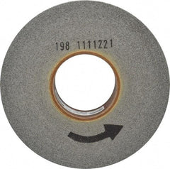 Norton - 8" Diam, 2" Face Width, 3" Center Hole, Fine Grade, Silicon Carbide Deburring Wheel - Convolute, Hard Density 8 Grade, 3,650 RPM - USA Tool & Supply