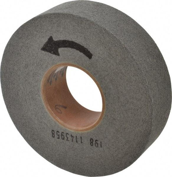 Norton - 8" Diam, 2" Face Width, 3" Center Hole, Fine Grade, Silicon Carbide Deburring Wheel - Convolute, Hard Density 9 Grade, 3,650 RPM - USA Tool & Supply