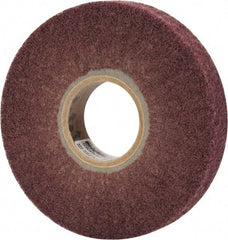 Norton - 6" Diam 220 Grit Aluminum Oxide Unmounted Flap Wheel - 2" Hole, 1" Wide, Density 5, Nonwoven, Grade Fine, 3,000 Max RPM - USA Tool & Supply