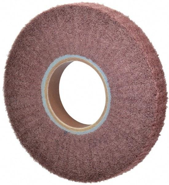 Norton - 8" Diam 220 Grit Aluminum Oxide Unmounted Flap Wheel - 3" Hole, 2" Wide, Density 5, Nonwoven, Grade Fine, 2,500 Max RPM - USA Tool & Supply