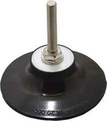 Norton - 3" Diam Quick-Change Type R Disc Backing Pad - 1/4" Shank Diam, Medium Density, 20,000 RPM, Speed-Lok TR Compatible - USA Tool & Supply