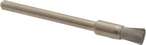 Anderson - 3/16" Brush Diam, Crimped, End Brush - 1/8" Diam Shank, 25,000 Max RPM - USA Tool & Supply