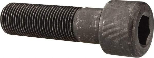 Value Collection - 1-12 UNF Hex Socket Drive, Socket Cap Screw - Alloy Steel, Black Oxide Finish, Partially Threaded, 3-1/2" Length Under Head - USA Tool & Supply