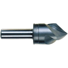 M.A. Ford - 7/8" Head Diam, 1/2" Shank Diam, 3 Flute 120° High Speed Steel Countersink - 3" OAL - USA Tool & Supply