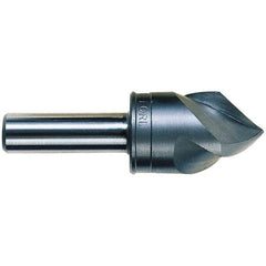 M.A. Ford - 3/4" Head Diam, 1/2" Shank Diam, 3 Flute 82° High Speed Steel Countersink - USA Tool & Supply