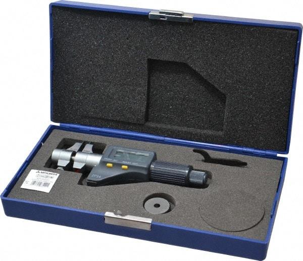 Fowler - 0.2" to 1.2", IP54 & IP40, Electronic Inside Micrometer - 0.00005" Resolution, 0.00025" Accuracy - USA Tool & Supply