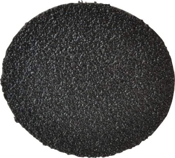 3M - 2" Disc Diam, 60 Grit, Zirconia Alumina Quick Change Disc - Type R Attaching System, Coated, Black, Medium Grade, 25,000 RPM, 501C Series - USA Tool & Supply