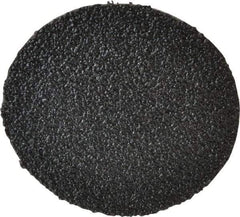 3M - 2" Disc Diam, 60 Grit, Zirconia Alumina Quick Change Disc - Type R Attaching System, Coated, Black, Medium Grade, 25,000 RPM, 501C Series - USA Tool & Supply