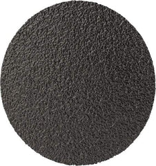 3M - 2" Disc Diam, 80 Grit, Zirconia Alumina Quick Change Disc - Type R Attaching System, Coated, Black, Medium Grade, 25,000 RPM, 501C Series - USA Tool & Supply