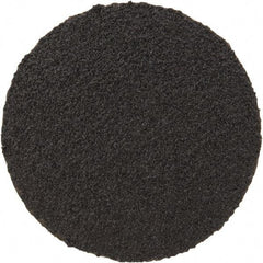 3M - 2" Disc Diam, 60 Grit, Zirconia Alumina Quick Change Disc - Type S Attaching System, Coated, Black, Medium Grade, 25,000 RPM, 501C Series - USA Tool & Supply