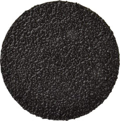 3M - 3" Disc Diam, 36 Grit, Zirconia Alumina Quick Change Disc - Type S Attaching System, Coated, Black, Very Coarse Grade, 20,000 RPM, 501C Series - USA Tool & Supply