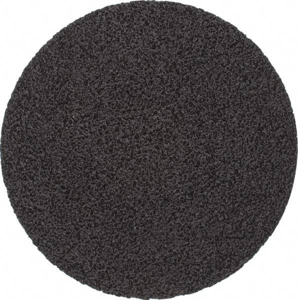 3M - 3" Disc Diam, 50 Grit, Zirconia Alumina Quick Change Disc - Type S Attaching System, Coated, Black, Coarse Grade, 20,000 RPM, 501C Series - USA Tool & Supply