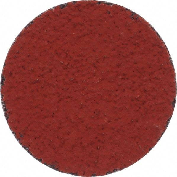 3M - 2" Disc Diam, 36 Grit, Ceramic Quick Change Disc - Type S Attaching System, Coated, Orange, Very Coarse Grade, 25,000 RPM, 777F Series - USA Tool & Supply