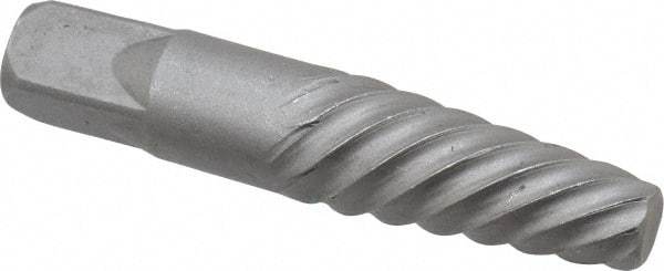 Interstate - Spiral Flute Screw Extractor - #7 Extractor for 7/8 to 1-1/8" Screw, 4-1/8" OAL - USA Tool & Supply