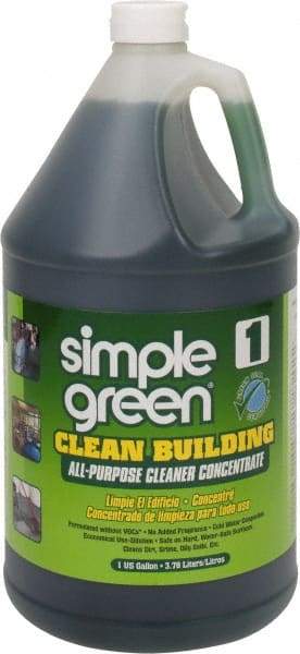 Simple Green - 1 Gal Bottle All-Purpose Cleaner - Liquid, Biodegradable, Concentrated, Unscented - USA Tool & Supply