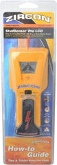 Zircon - 1-1/2" Deep Scan Stud Finder with LCD Screen - 9V Battery, Detects Wood & Metal Studs or Joists up to 1-1/2" Deep - USA Tool & Supply